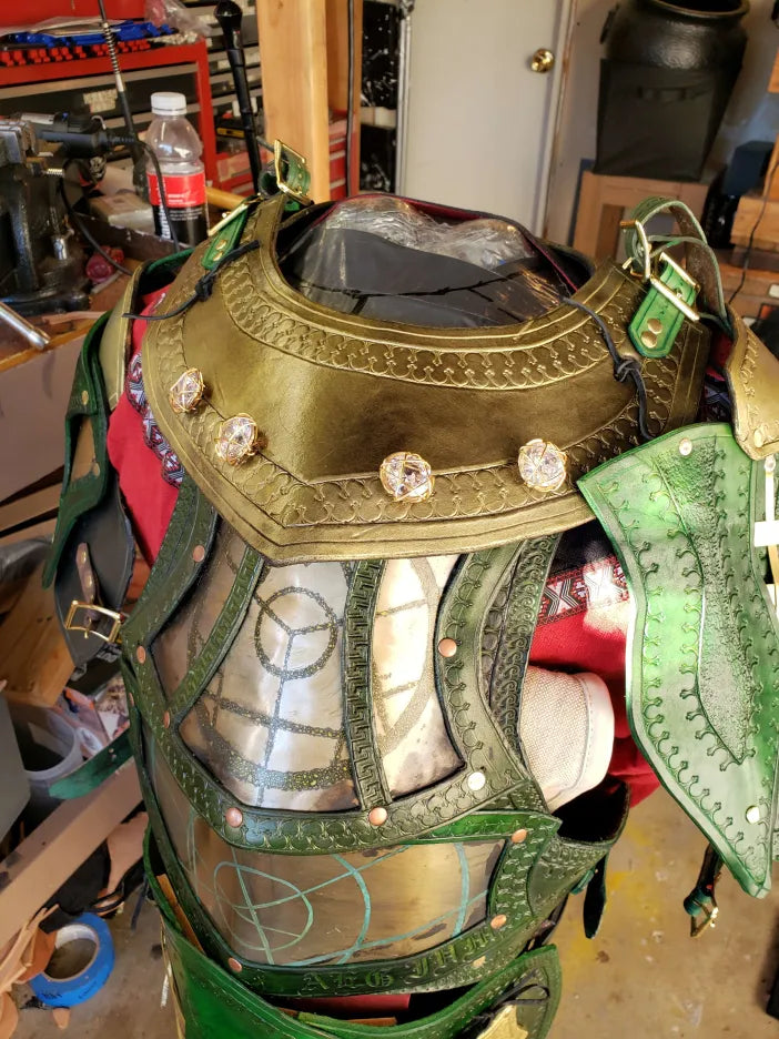 Custom Hybrid Armor – Leather + Metal