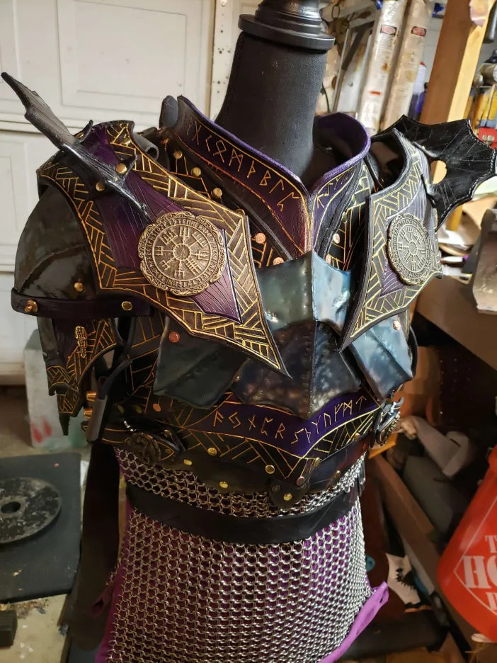 Custom Hybrid Armor – Leather + Metal